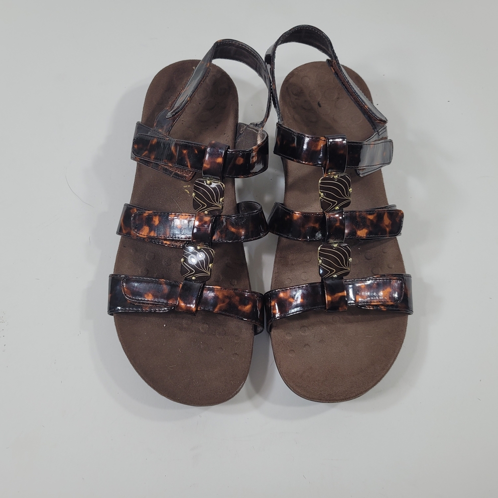 Vionic 44amber Women's Tortoise Shell Strappy Wom… - image 6